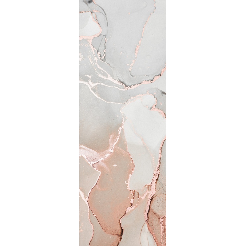 Vinyl vízálló falipanel Painted Marble Gray and Pink